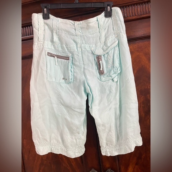 JOHNNY WAS Pete & Greta Aqua Cupra Cargo Shorts - Picture 9 of 9